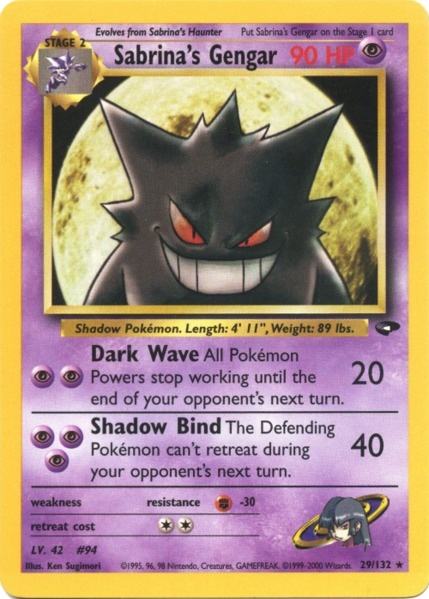 Sabrina's Gengar (29/132) [Gym Challenge Unlimited] | Amazing Games TCG