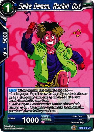 Saike Demon, Rockin' Out (BT5-046) [Miraculous Revival] | Amazing Games TCG