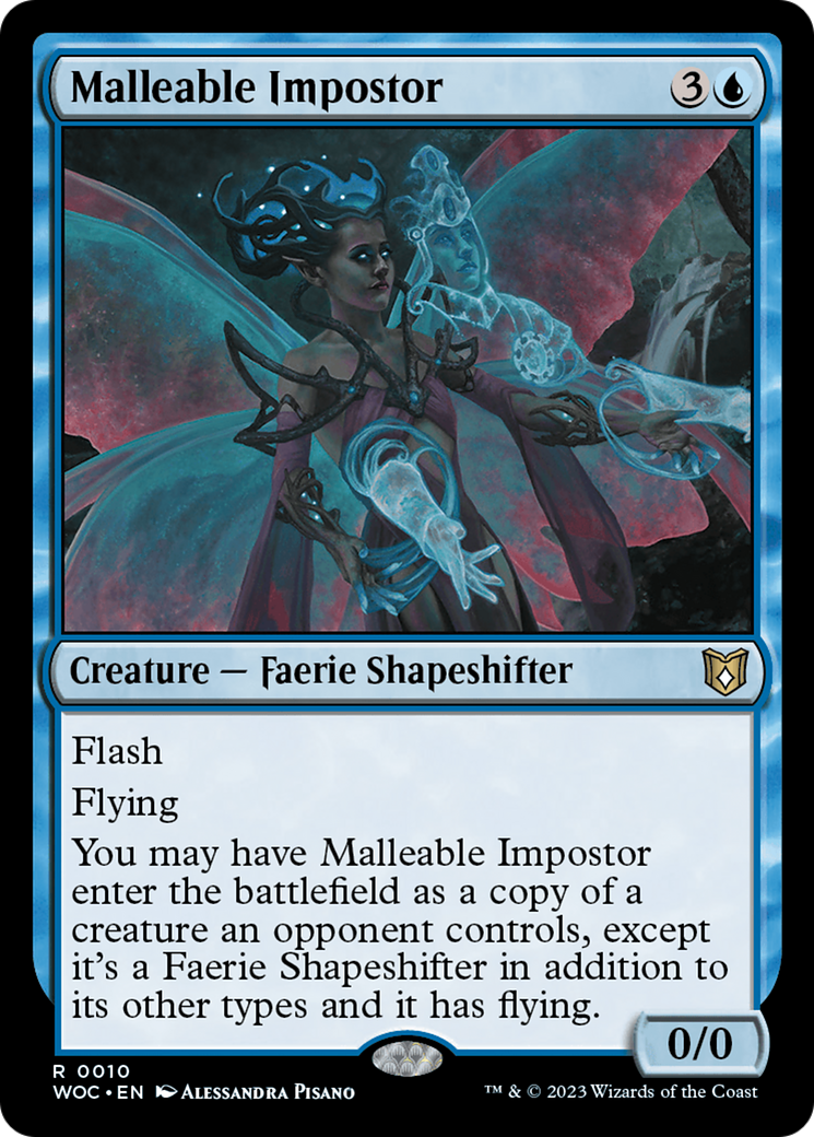 Malleable Impostor [Wilds of Eldraine Commander] | Amazing Games TCG