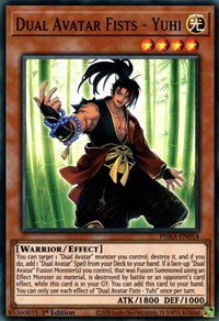 Dual Avatar Fists - Yuhi [PHRA-EN014] Super Rare | Amazing Games TCG