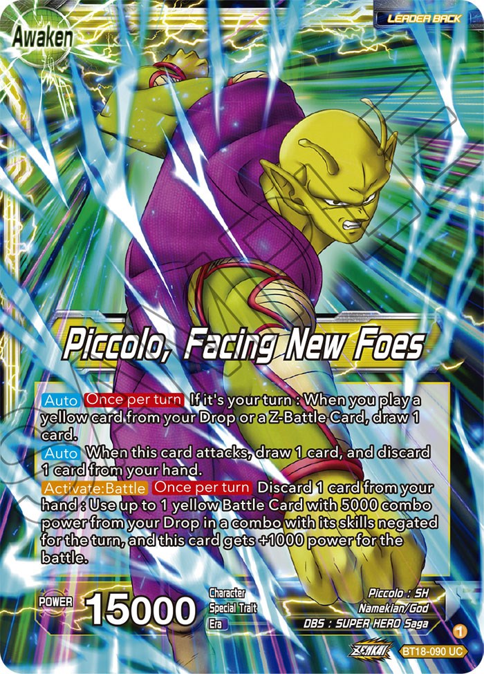 Piccolo // Piccolo, Facing New Foes (BT18-090) [Dawn of the Z-Legends] | Amazing Games TCG