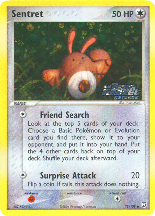 Sentret (75/109) (Stamped) [EX: Team Rocket Returns] | Amazing Games TCG