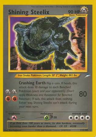 Shining Steelix (112/105) [Neo Destiny Unlimited] | Amazing Games TCG