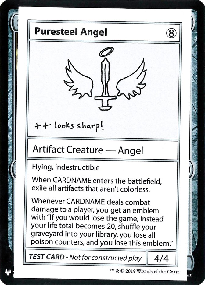 Puresteel Angel [Mystery Booster Playtest Cards] | Amazing Games TCG