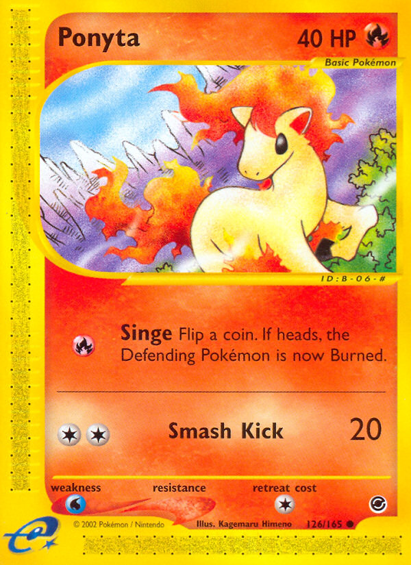 Ponyta (126/165) [Expedition: Base Set] | Amazing Games TCG