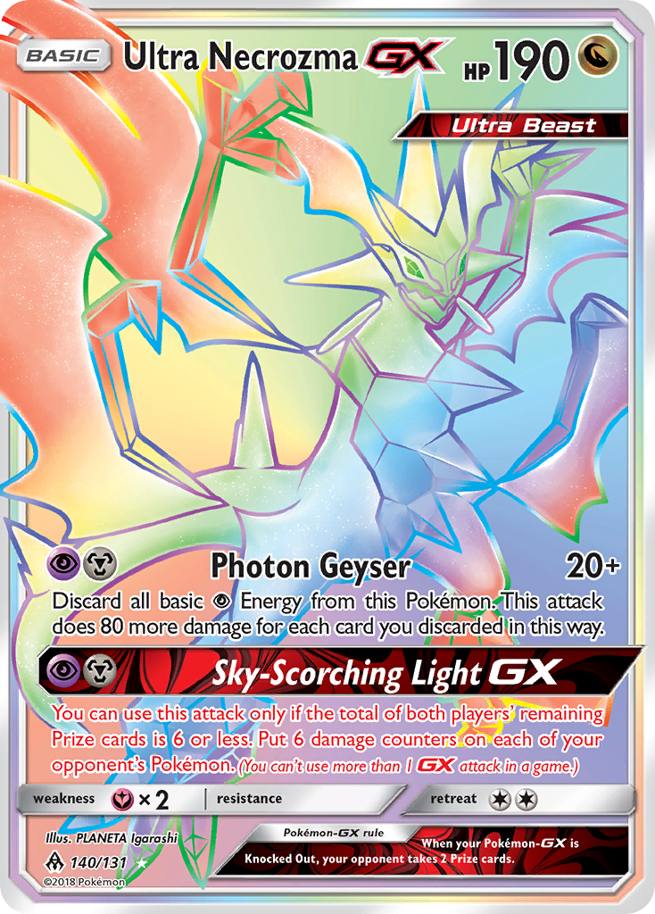 Ultra Necrozma GX (140/131) [Sun & Moon: Forbidden Light] | Amazing Games TCG