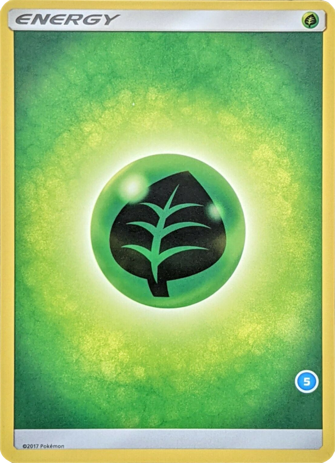 Grass Energy (Deck Exclusive #5) [Sun & Moon: Trainer Kit - Alolan Ninetales] | Amazing Games TCG