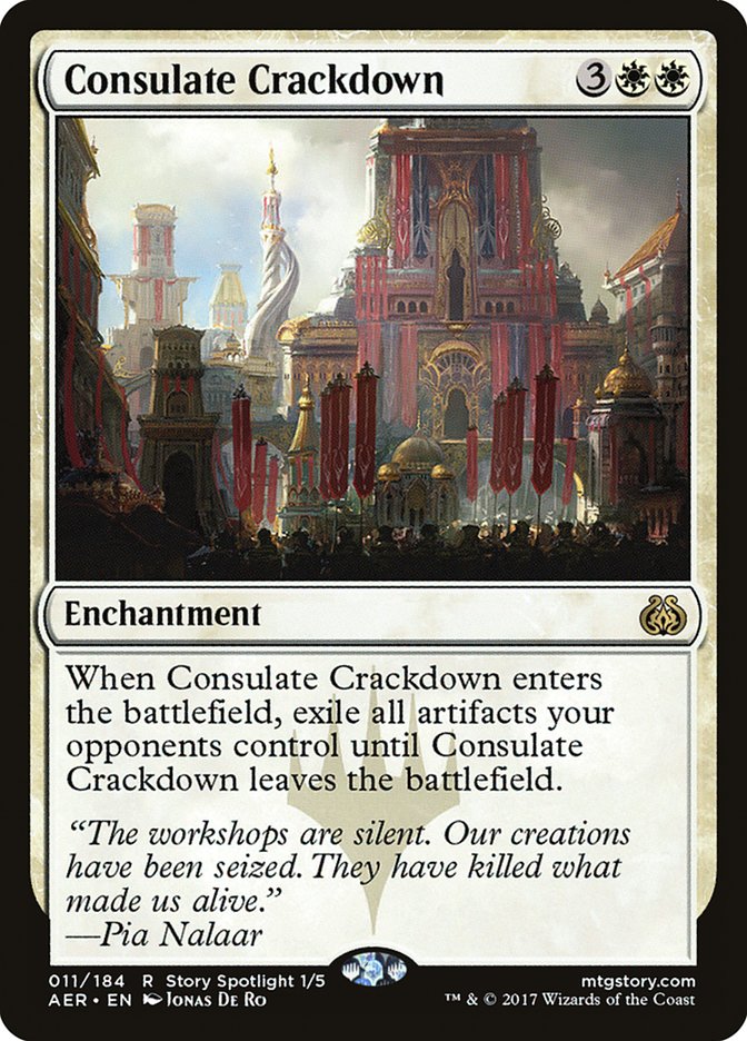 Consulate Crackdown [Aether Revolt] | Amazing Games TCG