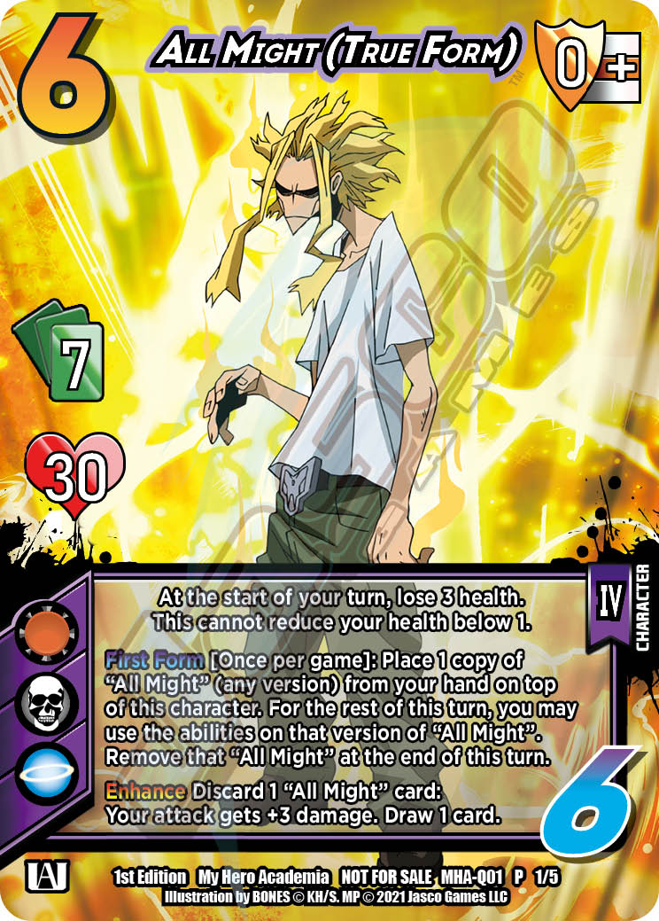 All Might (True Form) [Series 1 Quirk Pack] | Amazing Games TCG