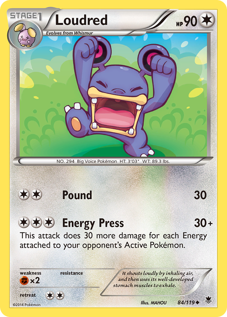 Loudred (84/119) [XY: Phantom Forces] | Amazing Games TCG