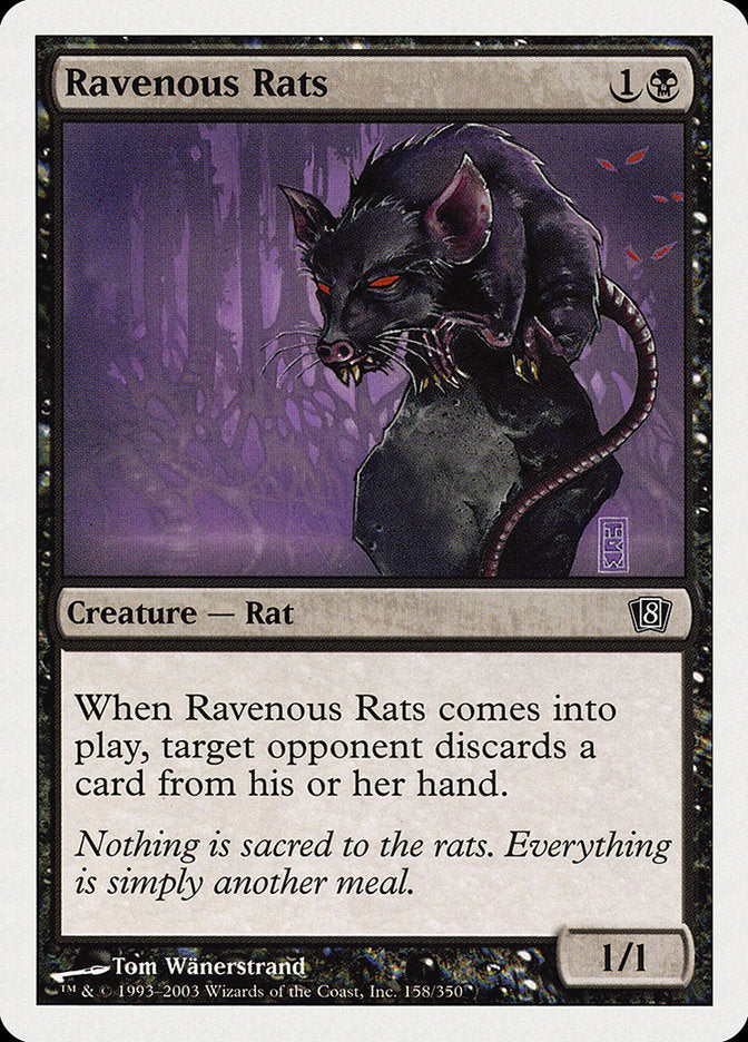 Ravenous Rats [Eighth Edition] | Amazing Games TCG