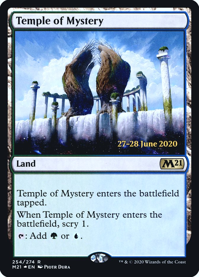 Temple of Mystery  [Core Set 2021 Prerelease Promos] | Amazing Games TCG