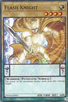 Flash Knight [DEM4-EN003] Common | Amazing Games TCG