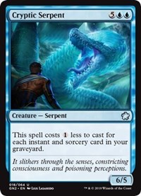 Cryptic Serpent [Magic Game Night 2019] | Amazing Games TCG