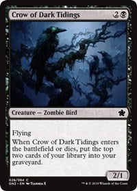 Crow of Dark Tidings [Magic Game Night 2019] | Amazing Games TCG