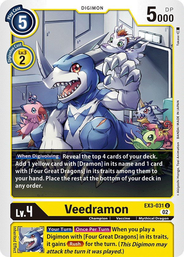 Veedramon [EX3-031] [Draconic Roar] | Amazing Games TCG