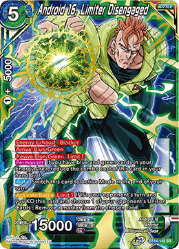 Android 16, Limiter Disengaged (BT14-149) [Cross Spirits] | Amazing Games TCG