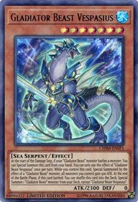 Gladiator Beast Vespasius (CHIM-ENSP1) [Chaos Impact] [CHIM-ENSP1] | Amazing Games TCG