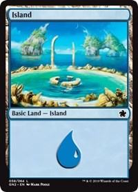 Island (58) [Magic Game Night 2019] | Amazing Games TCG