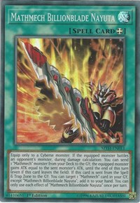 Mathmech Billionblade Nayuta [Mystic Fighters] [MYFI-EN011] | Amazing Games TCG