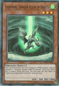 Lightning, Dragon Ruler of Drafts [Mystic Fighters] [MYFI-EN046] | Amazing Games TCG