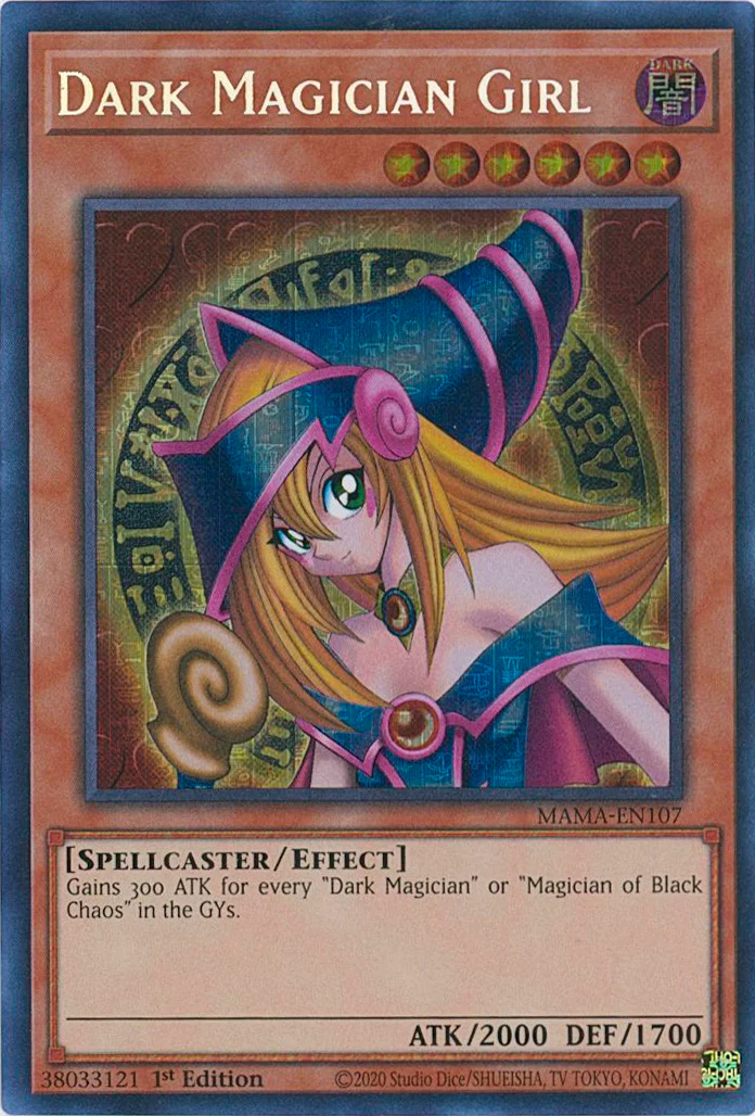 Dark Magician Girl [MAMA-EN107] Ultra Pharaoh's Rare | Amazing Games TCG