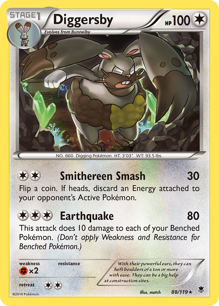 Diggersby (88/119) [XY: Phantom Forces] | Amazing Games TCG