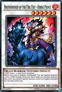 Brotherhood of the Fire Fist - Horse Prince [OTS Tournament Pack 12] [OP12-EN020] | Amazing Games TCG