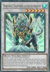 Dewloren, Tiger King of the Ice Barrier [SDFC-EN042] Ultra Rare | Amazing Games TCG