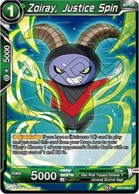 Zoiray, Justice Spin [BT9-048] | Amazing Games TCG