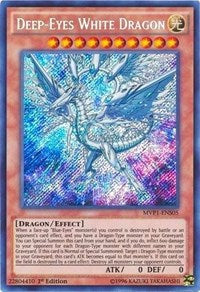 Deep-Eyes White Dragon [MVP1-ENS05] Secret Rare | Amazing Games TCG