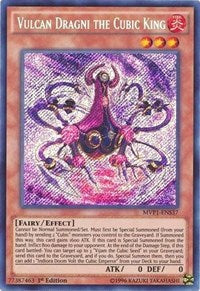 Vulcan Dragni the Cubic King [MVP1-ENS37] Secret Rare | Amazing Games TCG