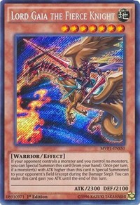 Lord Gaia the Fierce Knight [MVP1-ENS50] Secret Rare | Amazing Games TCG