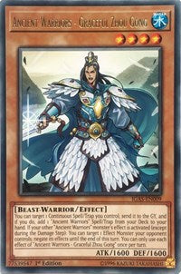 Ancient Warriors - Graceful Zhou Gong [IGAS-EN009] Rare | Amazing Games TCG