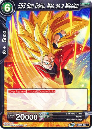 SS3 Son Goku, Man on a Mission (BT11-127) [Vermilion Bloodline] | Amazing Games TCG