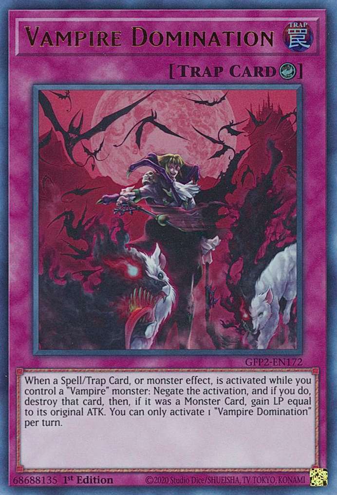 Vampire Domination [GFP2-EN172] Ultra Rare | Amazing Games TCG