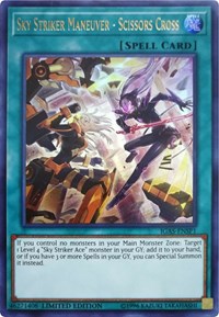 Sky Striker Maneuver - Scissors Cross [IGAS-ENSP1] Ultra Rare | Amazing Games TCG