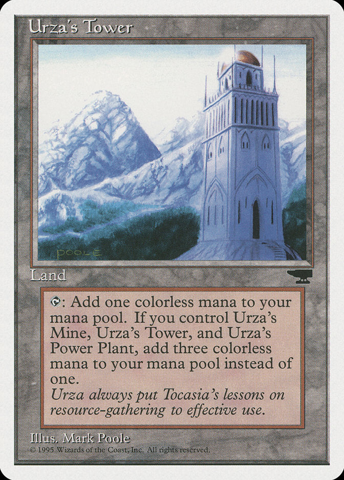 Urza's Tower (Mountains) [Chronicles] | Amazing Games TCG