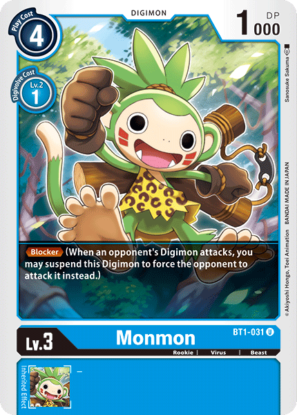 Monmon [BT1-031] [Release Special Booster Ver.1.0] | Amazing Games TCG