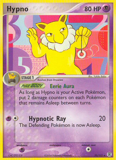 Hypno (25/112) [EX: FireRed & LeafGreen] | Amazing Games TCG