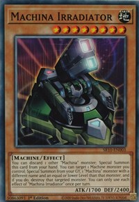 Machina Irradiator [SR10-EN003] Common | Amazing Games TCG