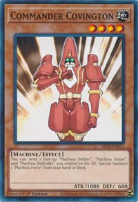 Commander Covington [SR10-EN013] Common | Amazing Games TCG