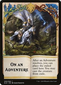 On An Adventure // Spirit Double-sided Token (Challenger 2020) [Unique and Miscellaneous Promos] | Amazing Games TCG