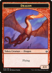 Dragon // Spirit Double-sided Token (Challenger 2020) [Unique and Miscellaneous Promos] | Amazing Games TCG