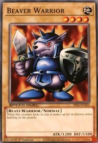 Beaver Warrior [SS04-ENA05] Common | Amazing Games TCG