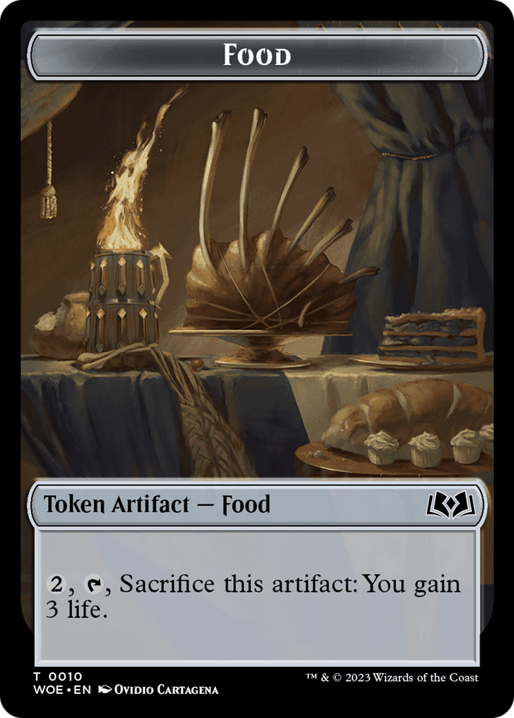 Mouse // Food (0010) Double-Sided Token [Wilds of Eldraine Tokens] | Amazing Games TCG