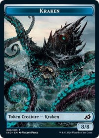 Kraken // Elemental (010) Double-sided Token [Commander 2020] | Amazing Games TCG