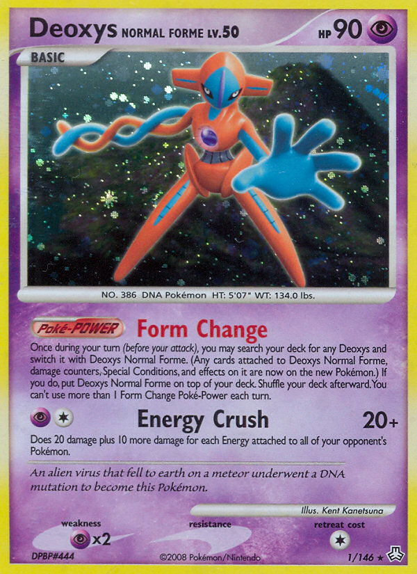 Deoxys Normal Forme (1/146) [Diamond & Pearl: Legends Awakened] | Amazing Games TCG
