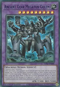 Ancient Gear Megaton Golem (Blue) [LDS1-EN088] Ultra Rare | Amazing Games TCG