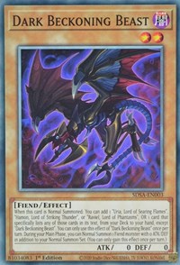 Dark Beckoning Beast [SDSA-EN003] Common | Amazing Games TCG